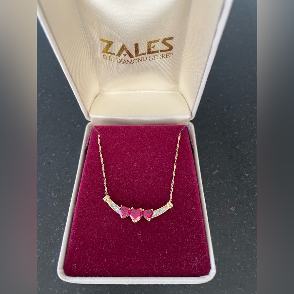 Diamond and Ruby necklace